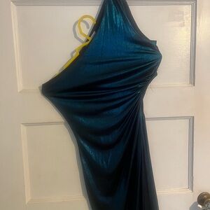 Charlotte Russe Glittering Blue Dress